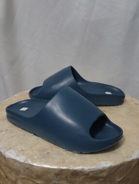 Navy Slide Sandals